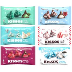 画像1: ホリデー限定のお楽しみ！Hershy's ハーシーズ キス クリスマス チョコレート ６種類