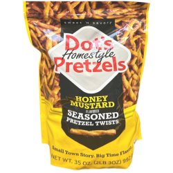 画像1: Dotファミリーのレシピで作られた！Dot's Pretzels ドッツ ホームスタイル プリッツェル  ハニーマスタード  992g