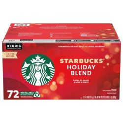 画像1: Starbucks ホリデーブレンド スターバックス キューリグ  ミディアムロースト K-Cup 72pods