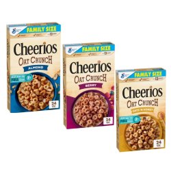 画像1: オーツ麦でおいしさアップ！Cheerios チェリオス オーツクランチ シリアル 選べる３箱