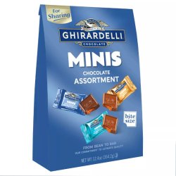 画像1: ギラデリ チョコレート Ghirardelli ミニズ アソートメント チョコレート 354.2g