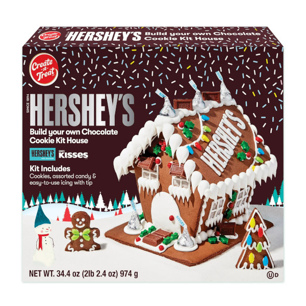 お菓子の家 ハーシーズで飾り付ける！ Hershey's  チョコレートクッキー ハウスキット 