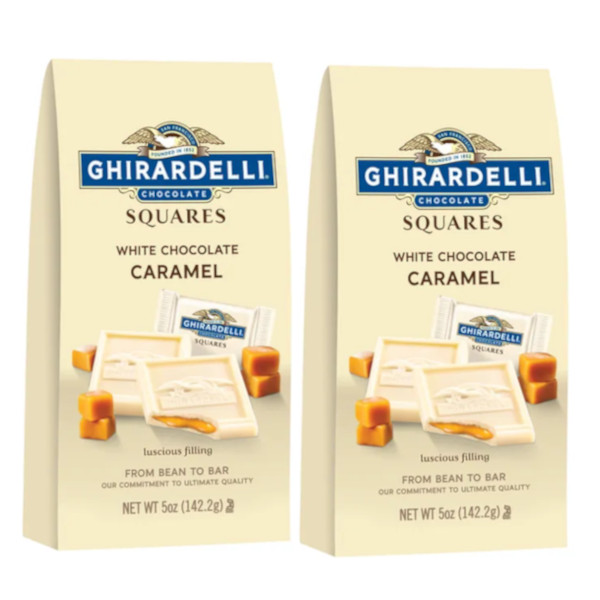 Ghirardelli ギラデリ ホワイトチョコレート キャラメル 142.2g 2個