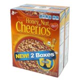 画像: Cheerios　ハニーナッツチェリオ　オーツ麦シリアル　ツインパック