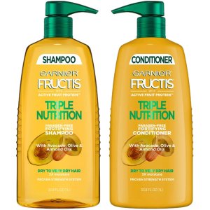 画像: 乾燥した髪に潤いを！Garnier ガルニエ フルクティス トリプル ニュートリション シャンプー＆コンディショナー