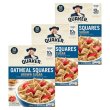 画像1: プロティンとバイバーを朝食で！Quaker クエーカー オートミールスクエアーズ シリアル （ブラウンシュガー）3個