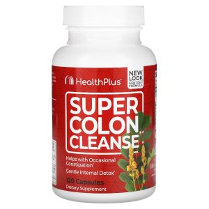 画像: 天然ハーブと腸内有益菌が入った！Health Plus スーパー コロン クレンズ 120カプセル