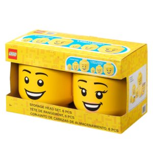 画像: レゴ収納 楽しくお片付け LEGO レゴ ストレージ ヘッド セット 6個