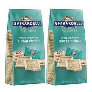 画像: ギラデリ チョコレート Ghirardelli  スクエアーズ ホワイト チョコレート シュガークッキー 2個