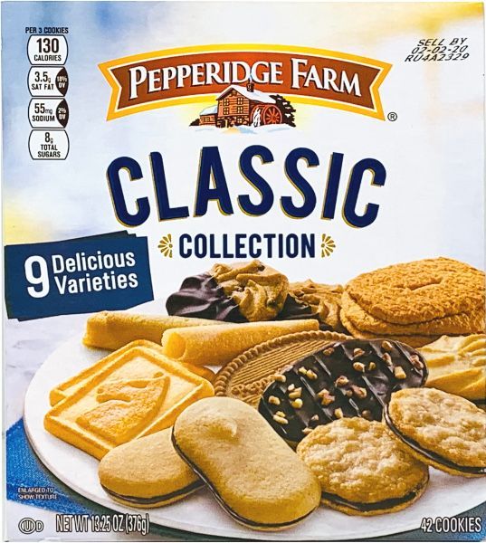 ９種類の味が楽しめる！Pepperridge Farm ペッパーリッジ ファーム クラッシク コレクション 376g