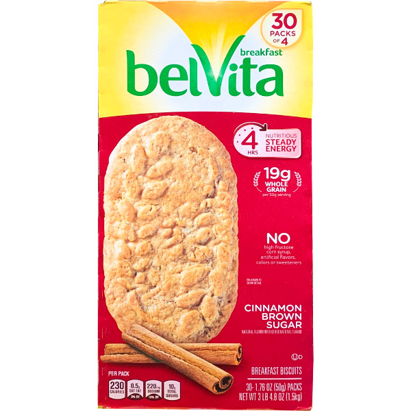 画像1: belVita ベルビータ ブレックファスト ビスケット（シナモンブランシュガー）30パック