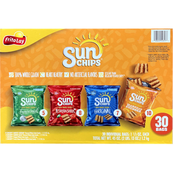 画像2: バリバリの食感とおいしさが止まらない！Sun Sun Ships サンチップス バラエティミックス 30個入り