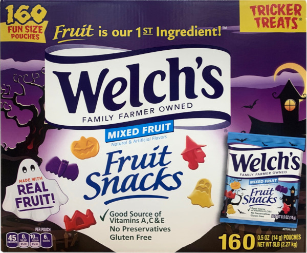 画像1: 楽しいハロウィントリート！Welch's ウェルチズ トリッカートリート フルーツスナック 160袋入