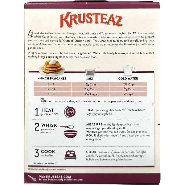 画像5: 水を加えるだけで作れるパンケーキ！ Krusteaz クラスティーズ パンケーキミックス 選べる2個