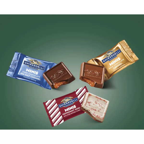 画像2: クリスマス限定 ギラデリチョコ！Ghirardelli ギラデリー ミニズ ホリデーアソートメント 346.7g