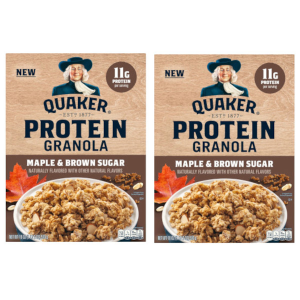 画像1: おいしくて食べ応えあり！Quaker クエーカー グラノラ（メイプル＆ブラウンシュガー）513g  x 2箱