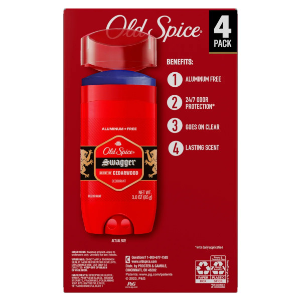 画像3: お得な4個パック！魅力あふれる大人の香り OLD SPICE Swagger オールドスパイス スワッガー 制汗デオドラント 4個