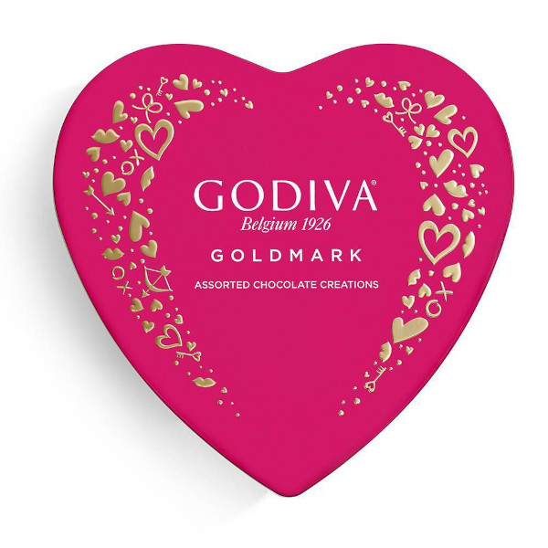 画像1: Godiva ゴディバ ゴールドマーク バレンタイン ハートボックス